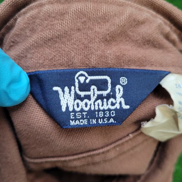 VTG 80s Woolrich USA Made Sleeveless Shirt Men's L Vest Gorpcore - Picture 9 of 9